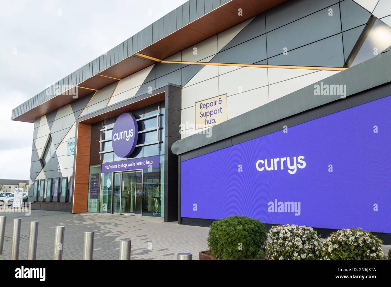 Currys Store im Fort kinnaird Retail Park Stockfoto