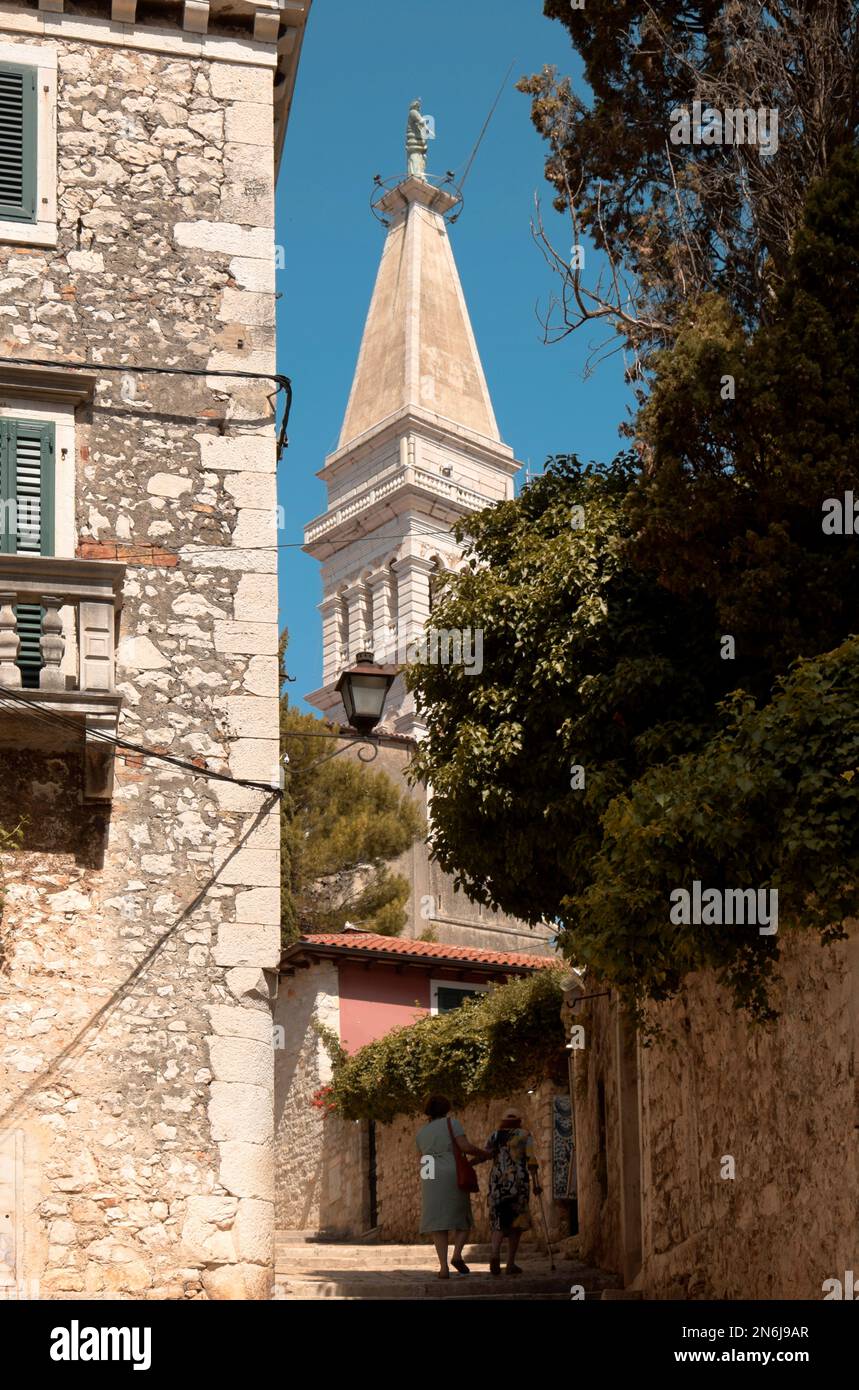 Kathedrale von St. Euphemia in Rovinj, Region Istrien, Kroatien Stockfoto