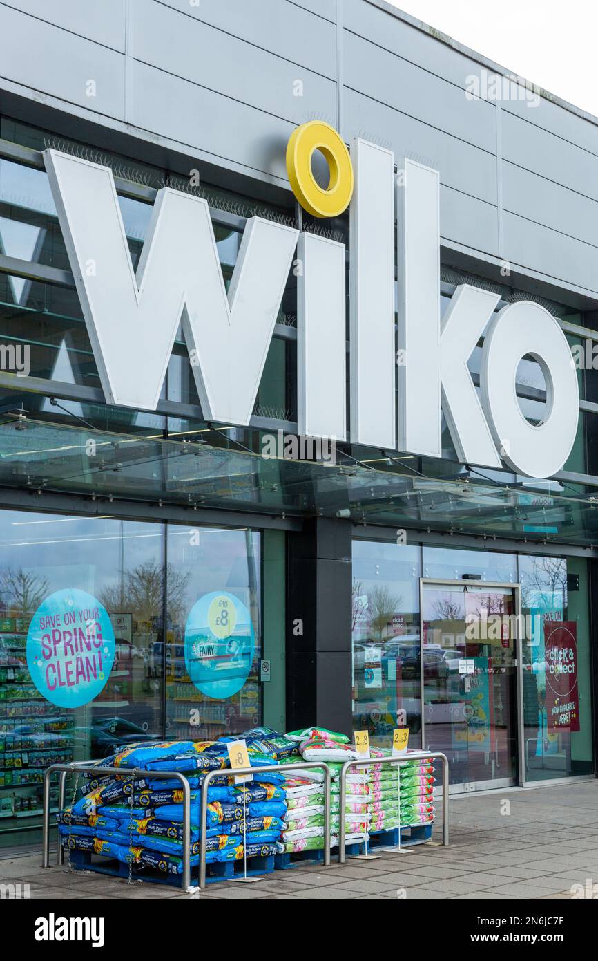 Wilko Store vor dem Fort kinnaird Retail Park Stockfoto