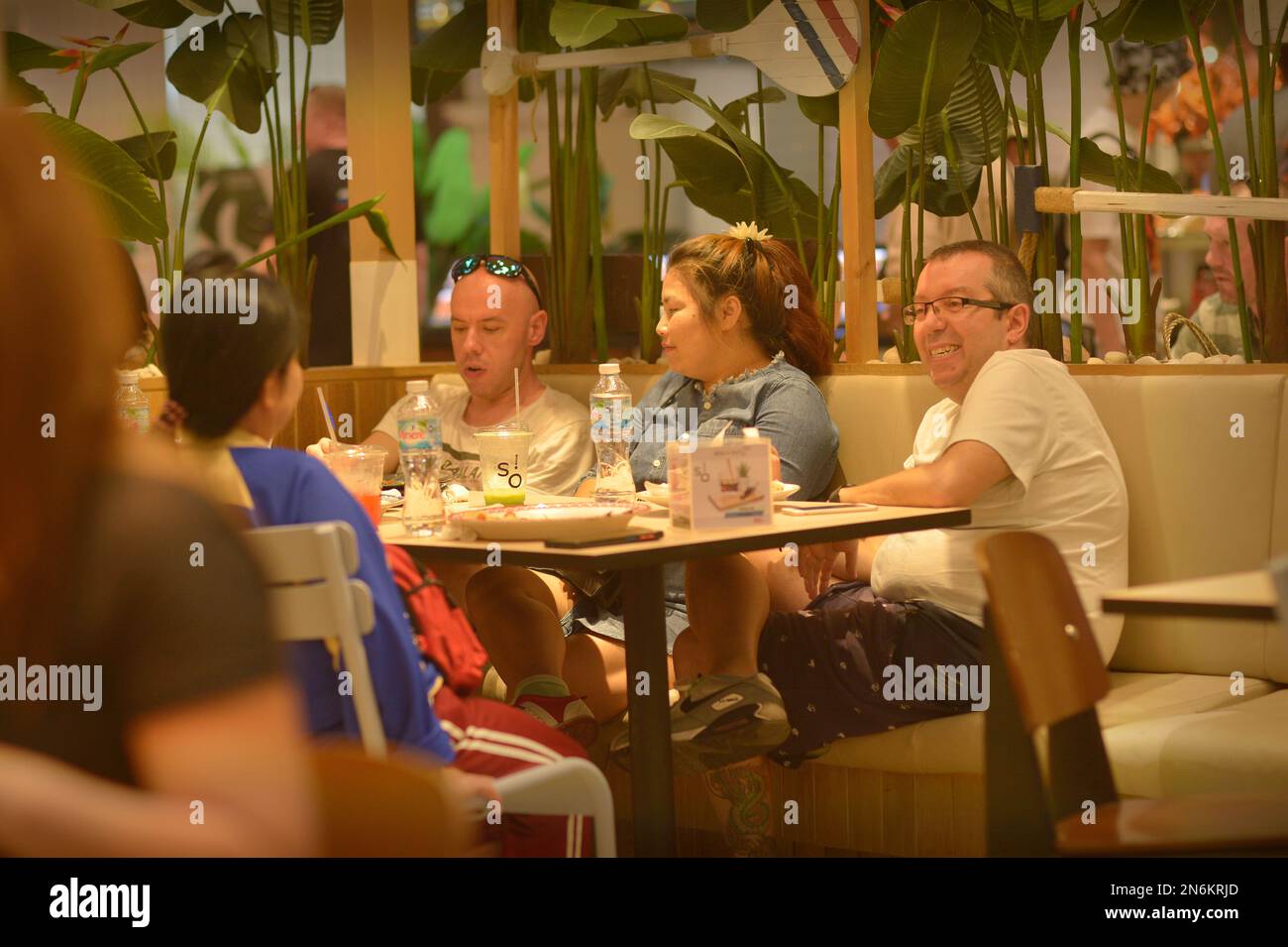 Food Dining Hall Central Festival Mall Pattaya Thailand Stockfoto