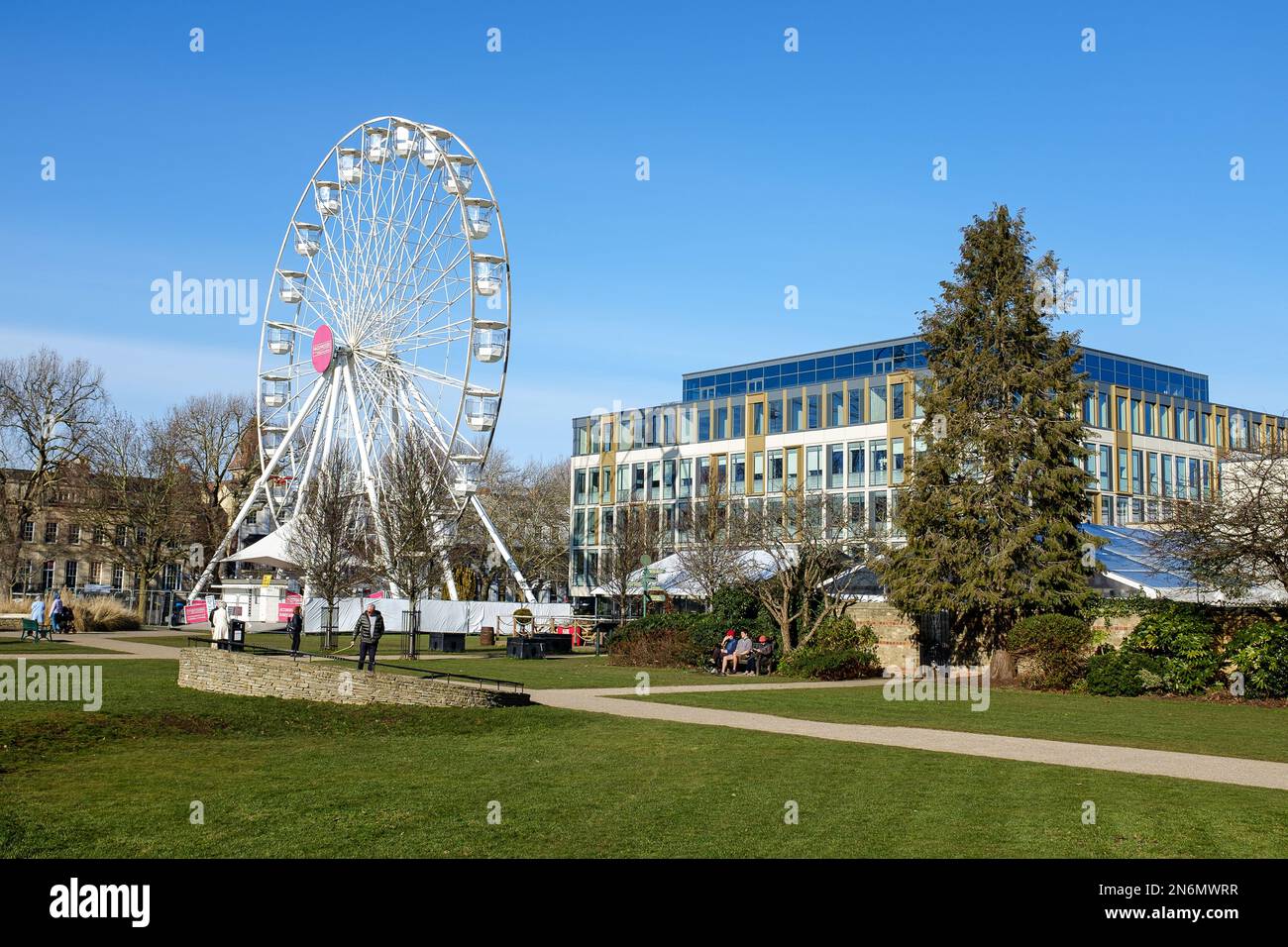 Das Große Rad, Die Kaiserlichen Gärten, Cheltenham Stockfoto