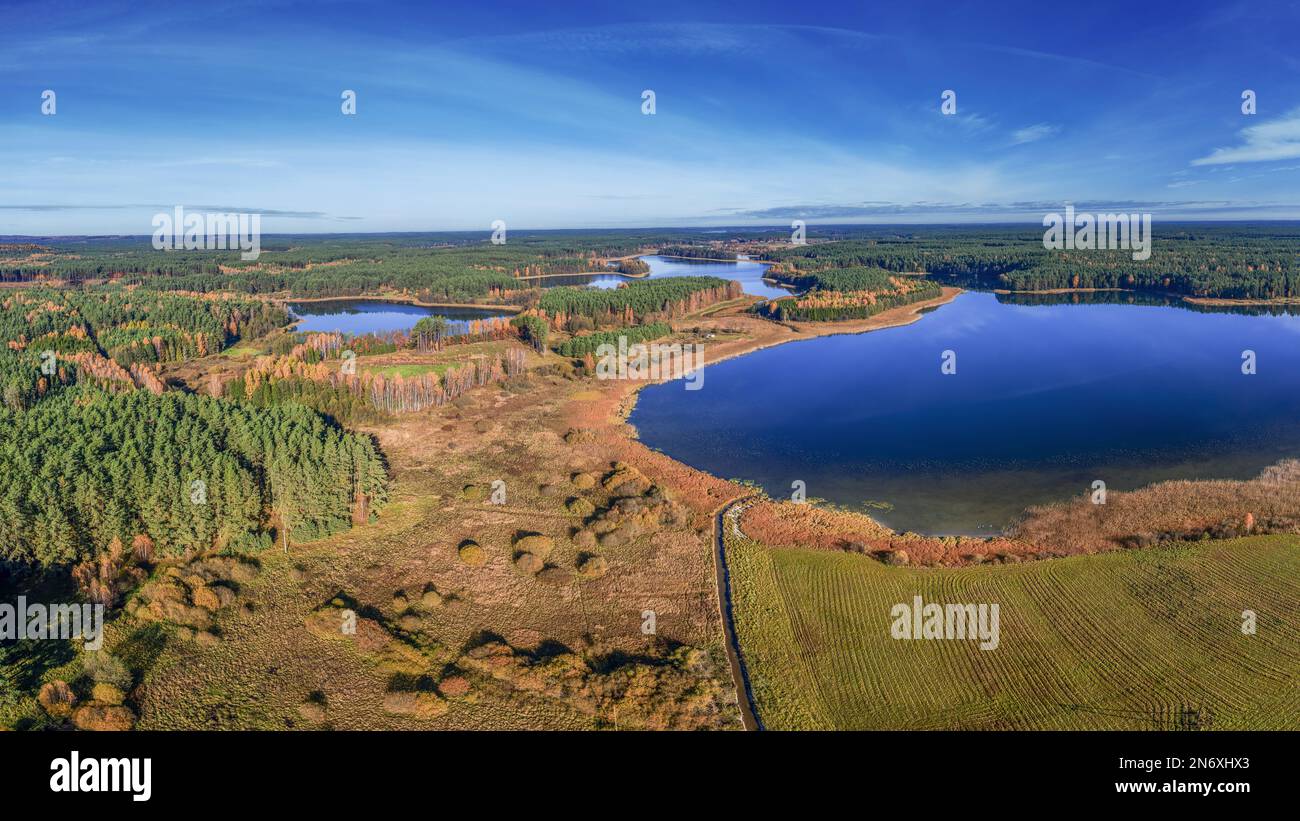 Herbst in Masurien Stockfoto