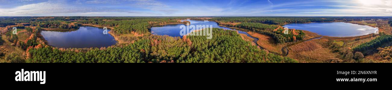 Herbst in Masurien Stockfoto