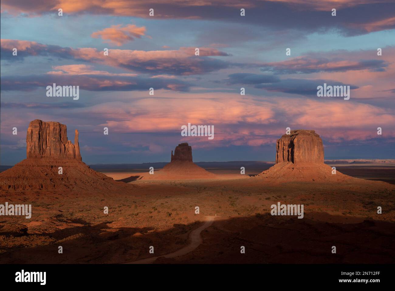 Monument Valley Utah Wüstenlandschaft Stockfoto