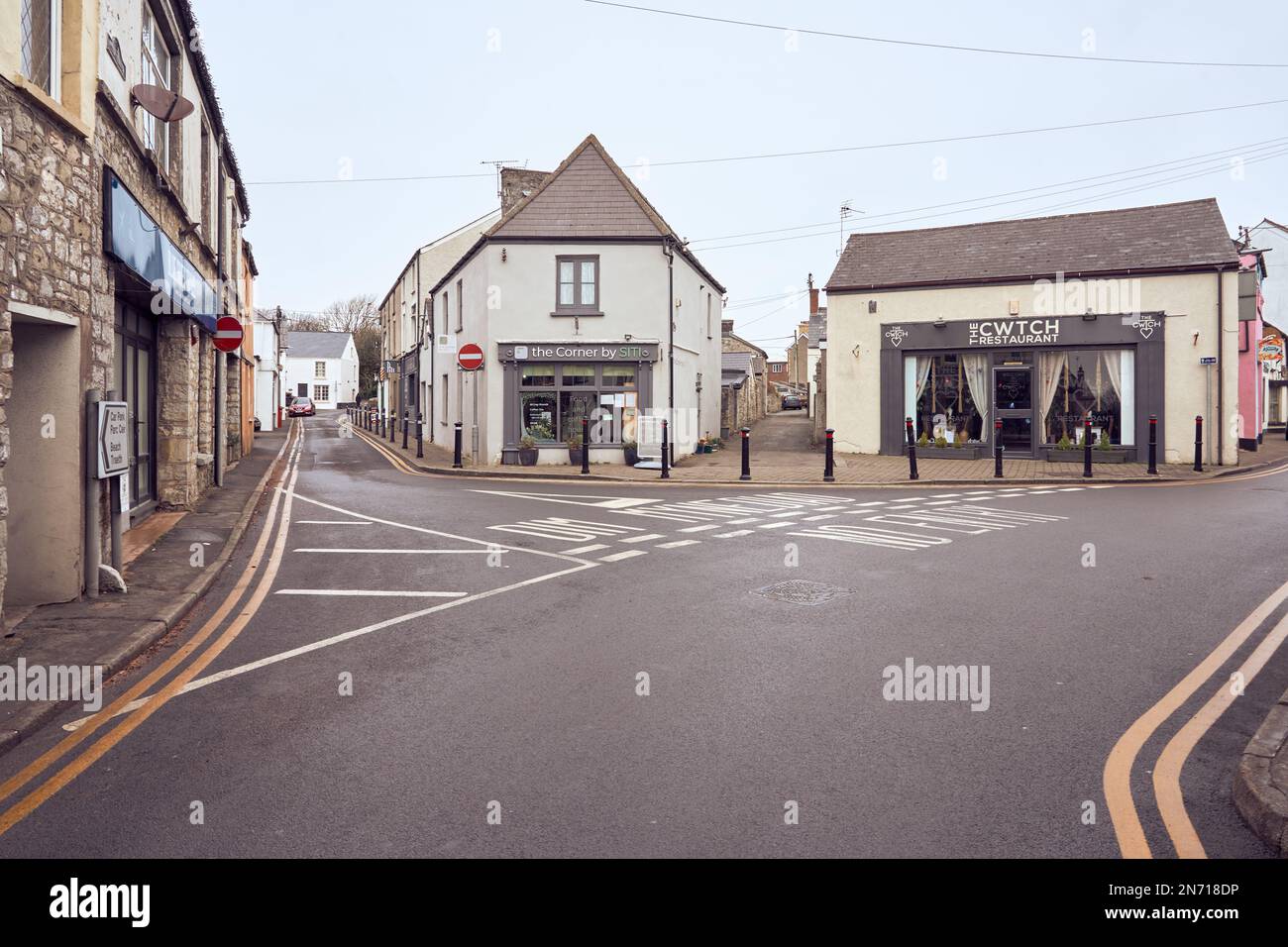 Llantwit Major im Tal von Glamorgan, Südwales Stockfoto