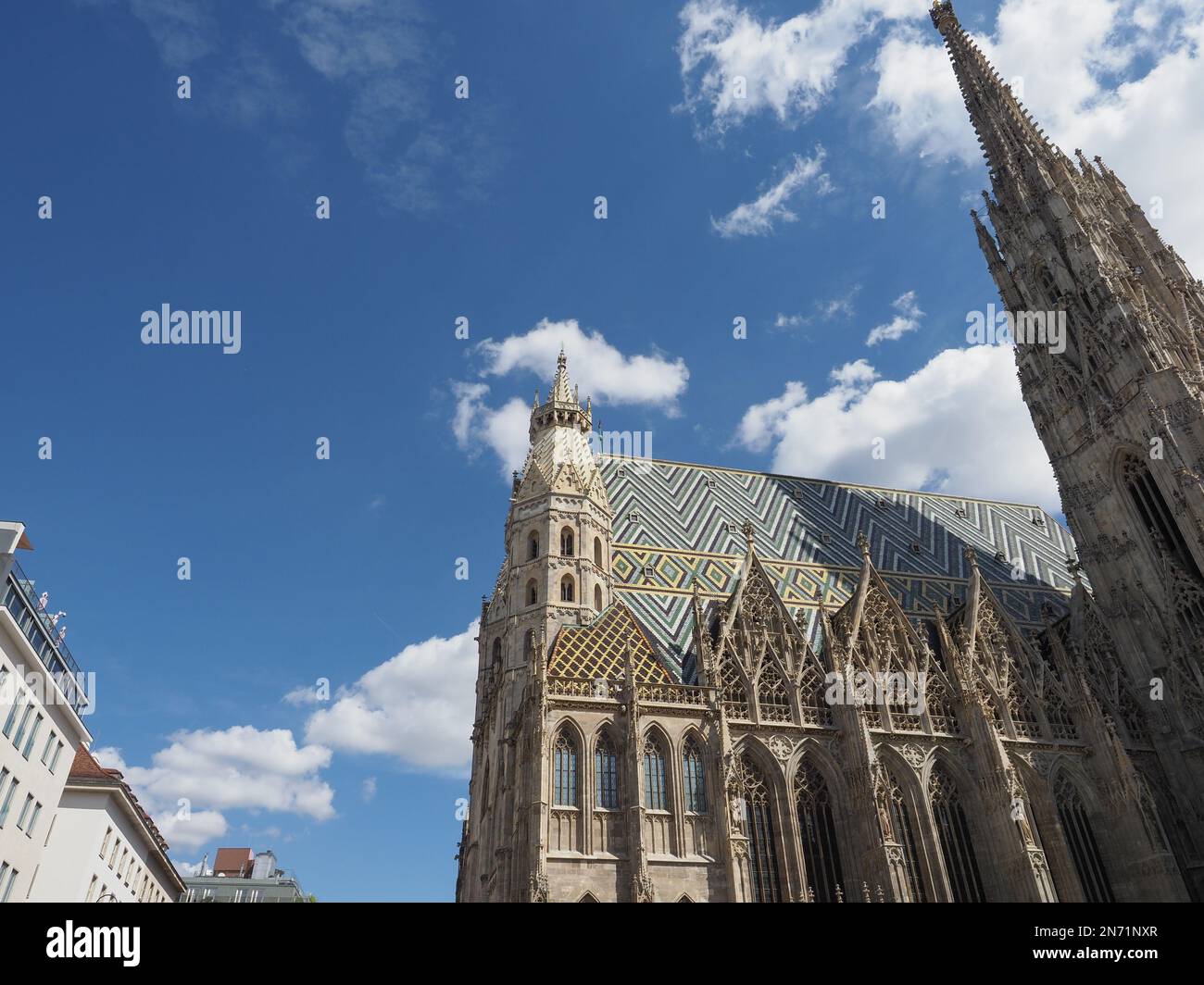 Stephansdom Übersetzung Stephansdom Kirche in Wien, Österreich Stockfoto