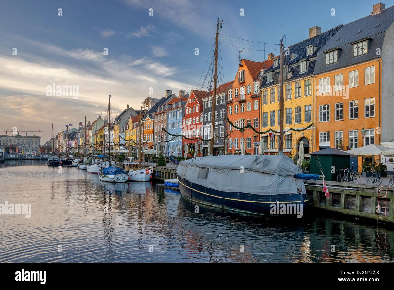 Nyhavn, Kopenhagen, Dänemark Stockfoto