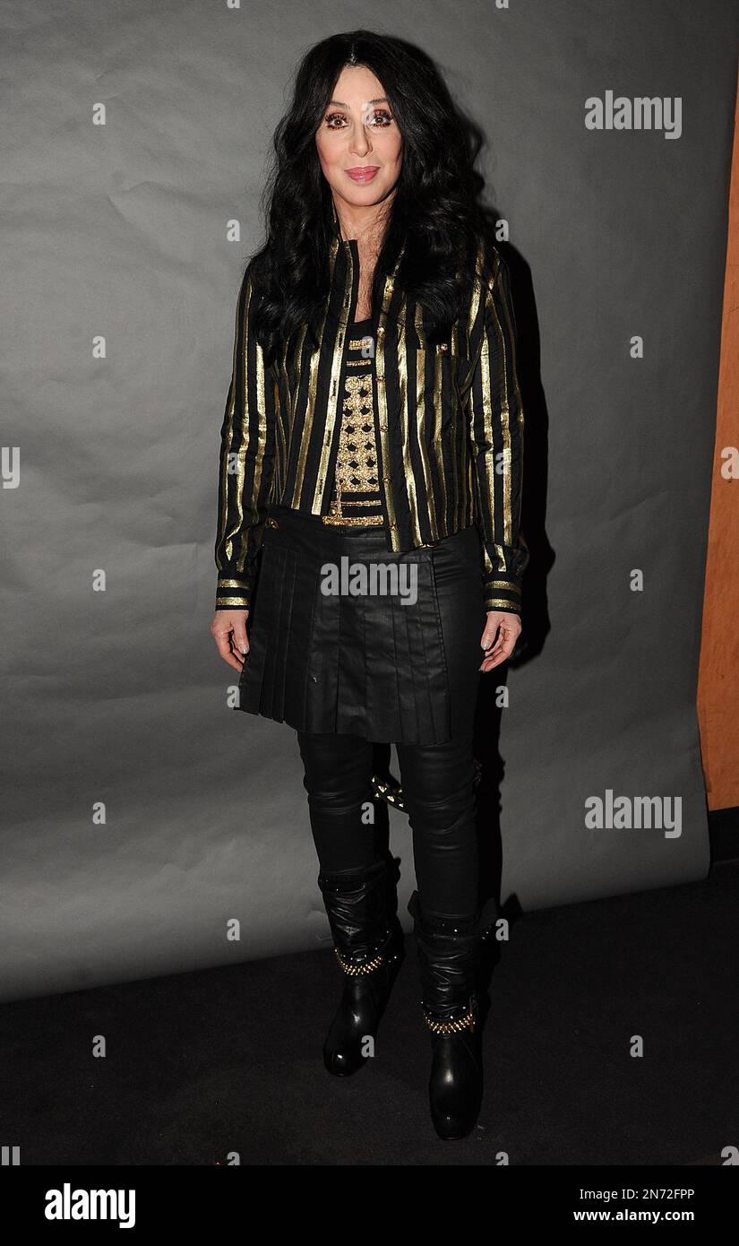 Singer Cher appears at Ultra Suede in West Hollywood, California on