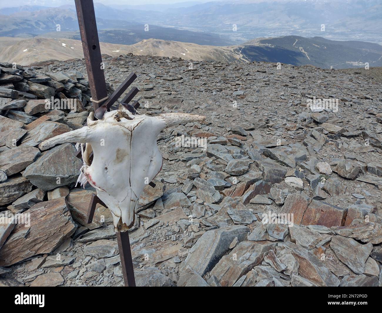 PUIGMAL-GIPFEL Stockfoto