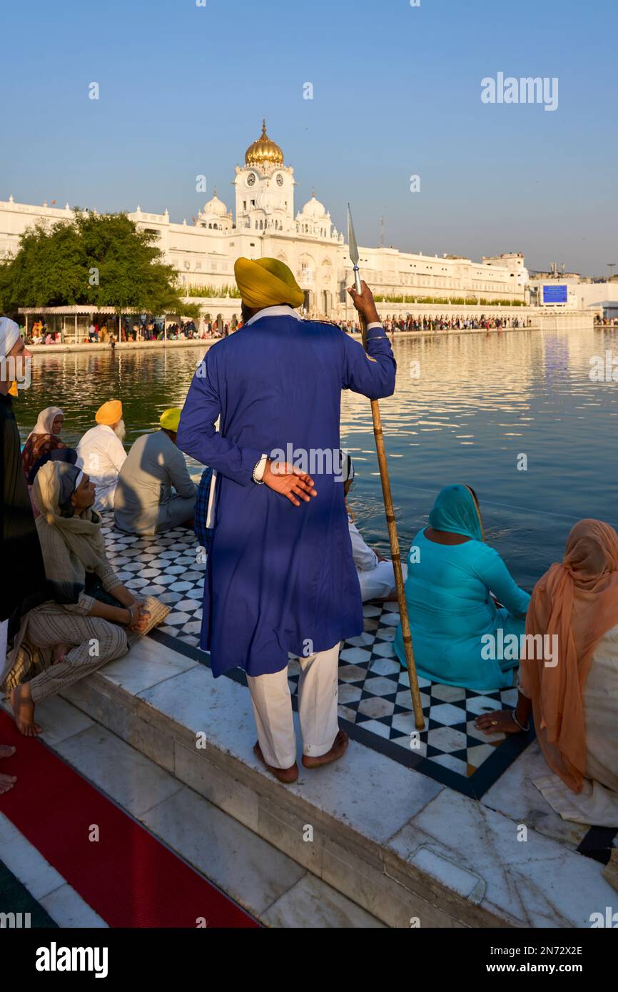 Goldener Tempel Amritsar Diwali Stockfoto