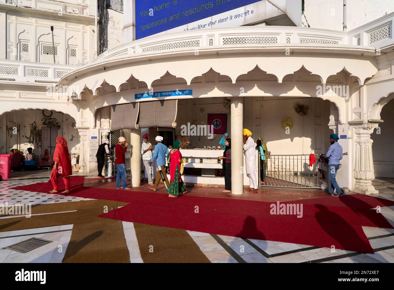 Goldener Tempel Amritsar Diwali Stockfoto