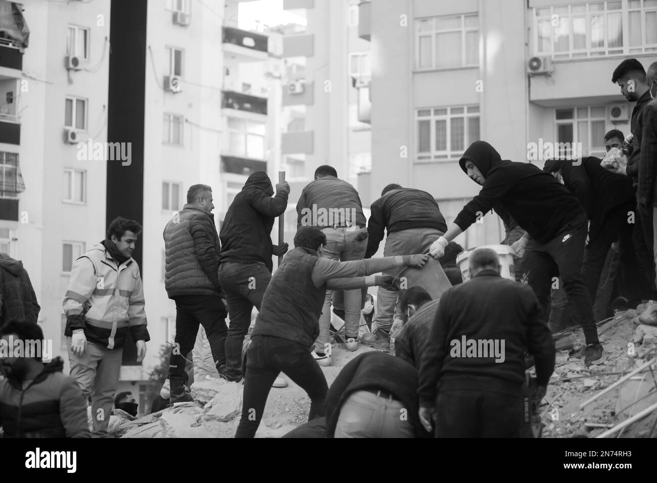türkei Erdbeben, helfen sie der türkei Stockfoto