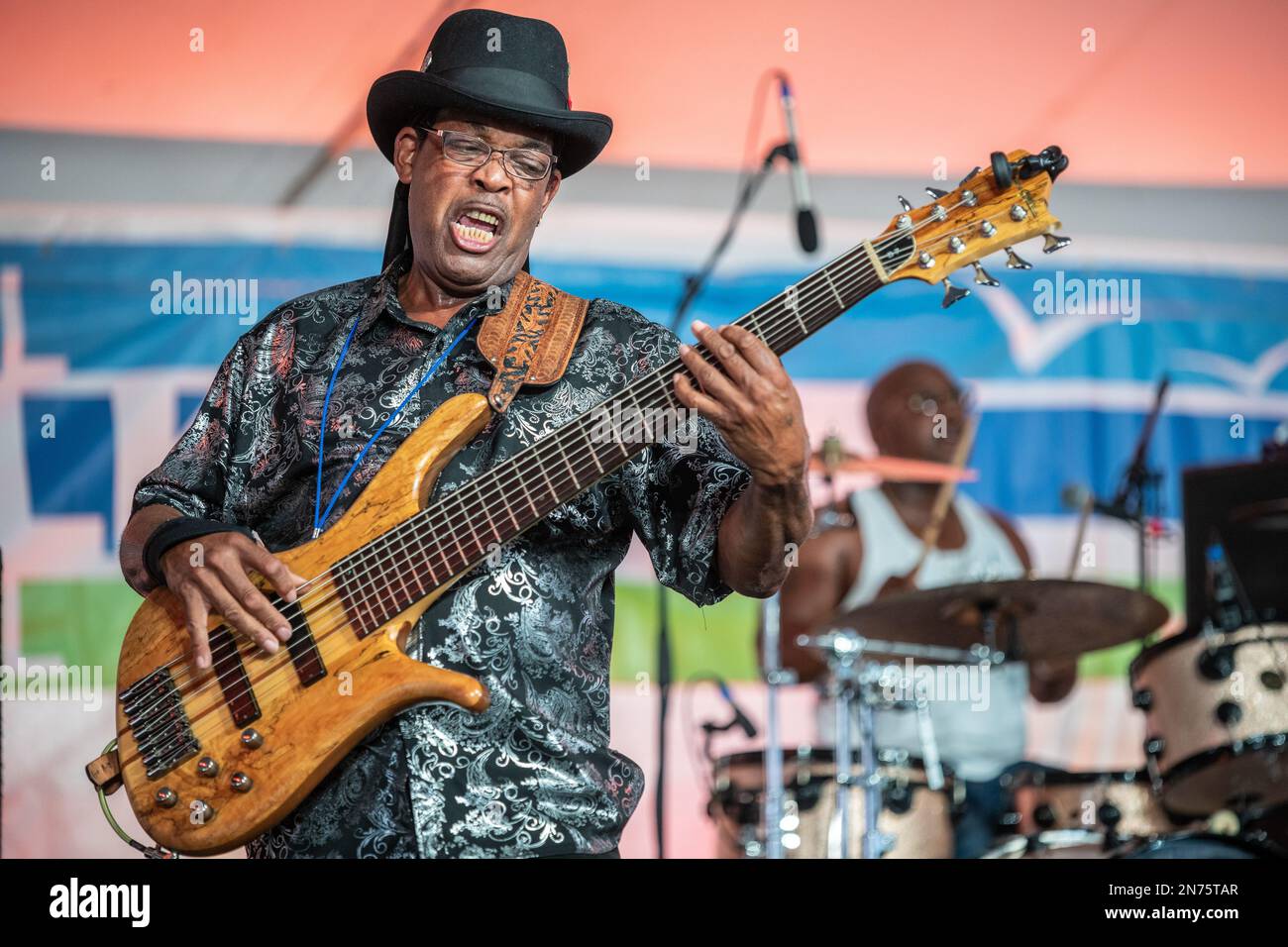 National Folk Festival Salisbury Maryland Walter „Wolfman“ Washington und die Roadmasters Stockfoto