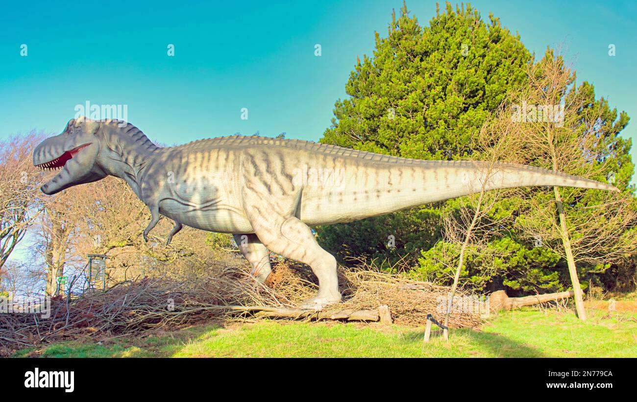 T-Rex Auto Deko - Driftender Dinosaurier Auf Motorrad Fürs Armaturenbrett