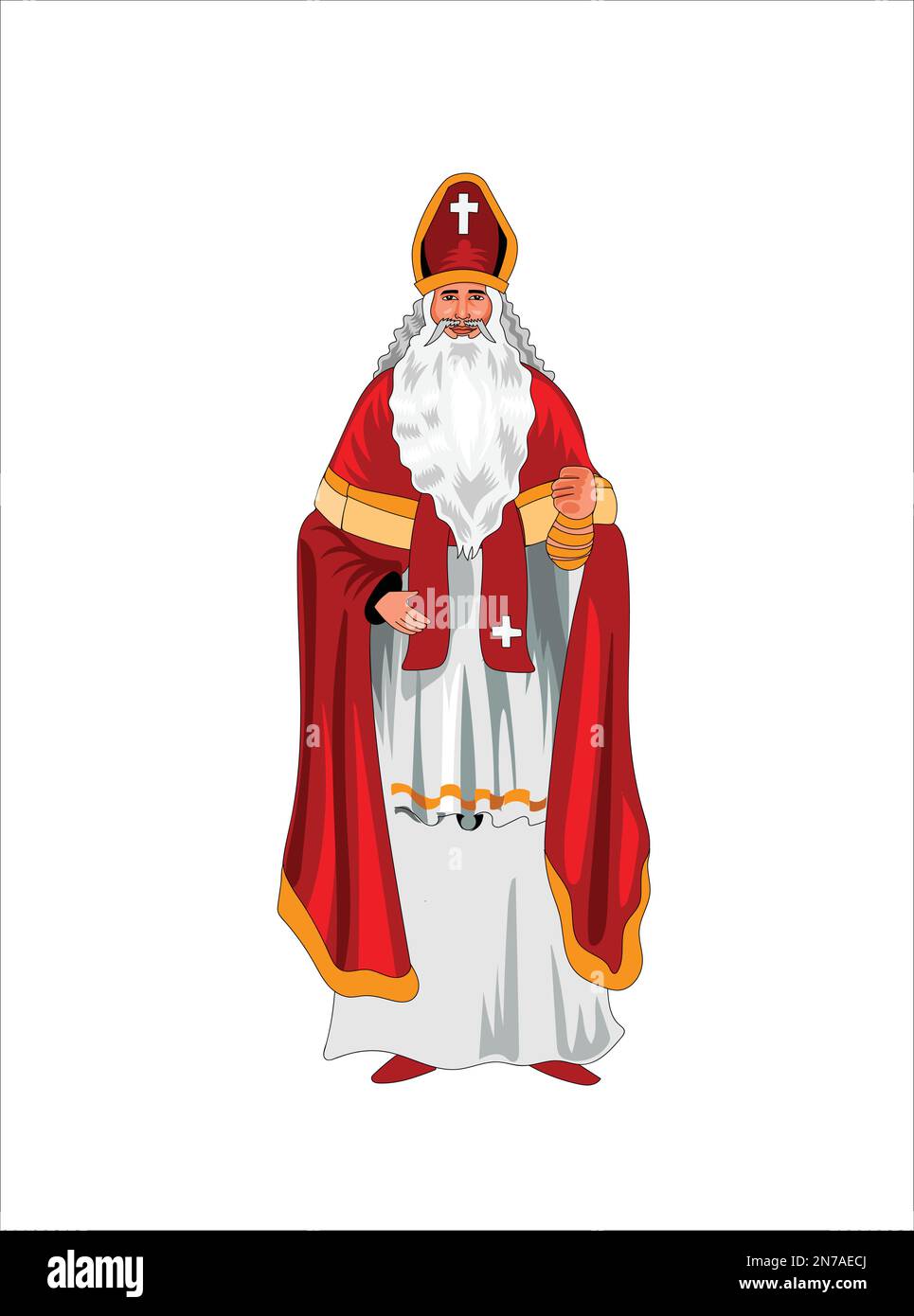 Heilige nikolaus Stock-Vektorgrafiken kaufen - Alamy