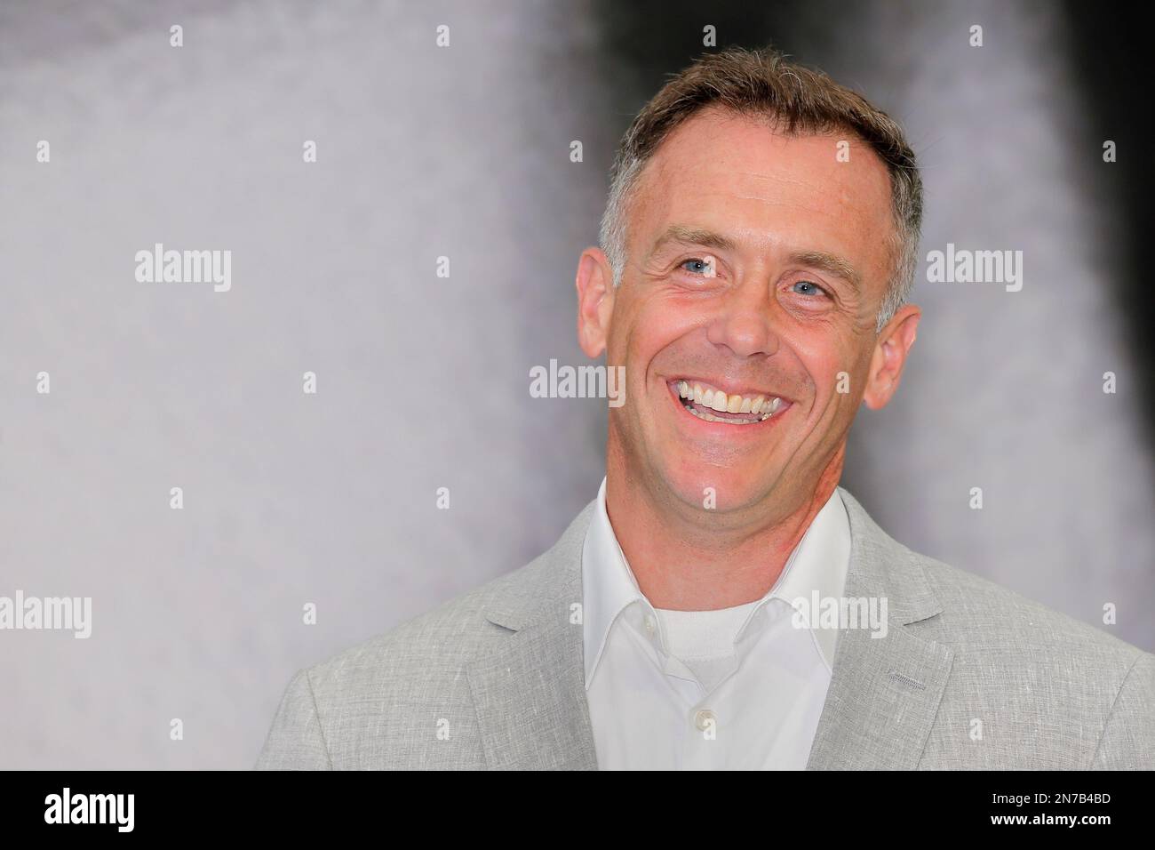 Actor David Eigenberg of TV series "Chicago" poses for photographers during the 2013 Monte Carlo Television Festival, Tuesday, June 11, 2013, in Monaco. (AP Photo/Lionel Cironneau) Stockfoto