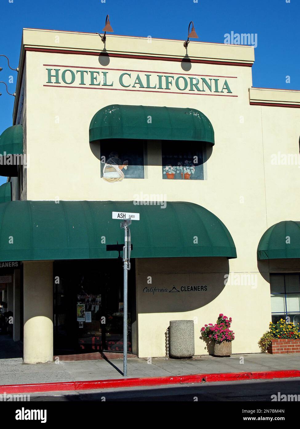 Hotel California in der Stadt Palo Alto, Kalifornien, 2015 Stockfoto