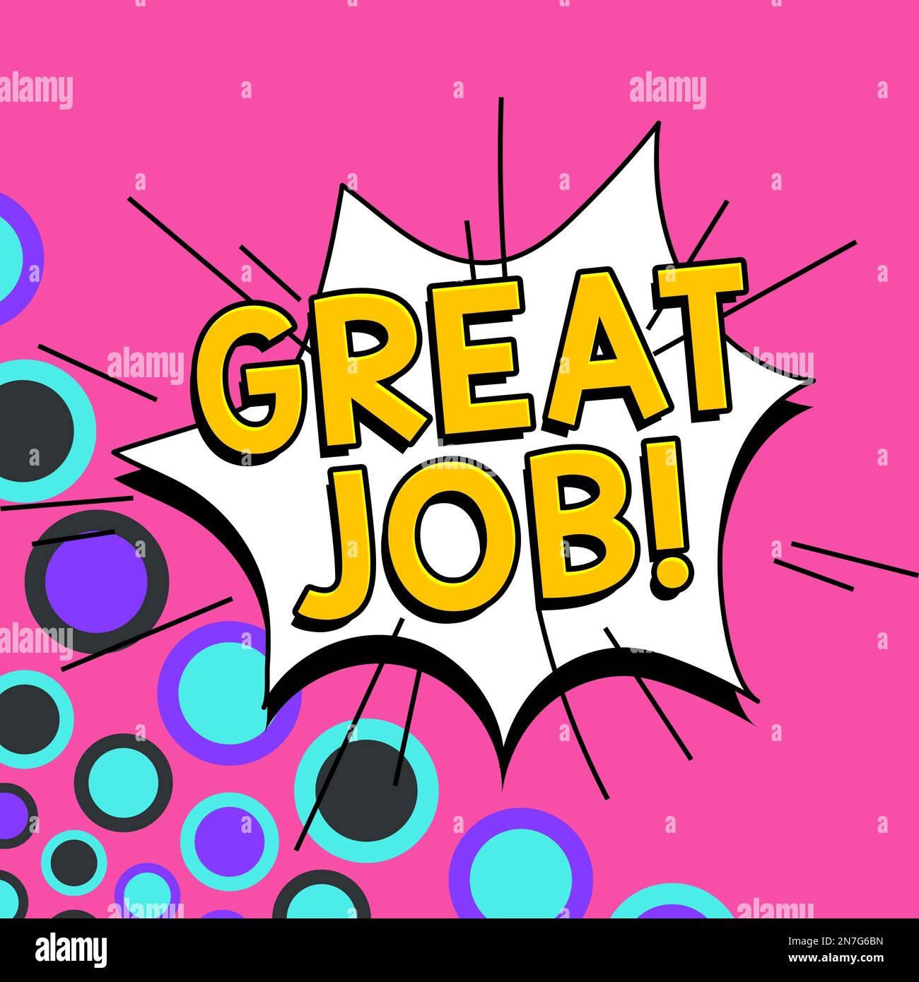 Schreiben Text anzeigen Super Job. Geschäftskonzept verwendet, um jemanden für etwas zu loben, das er sehr gut gemacht hat Stockfoto