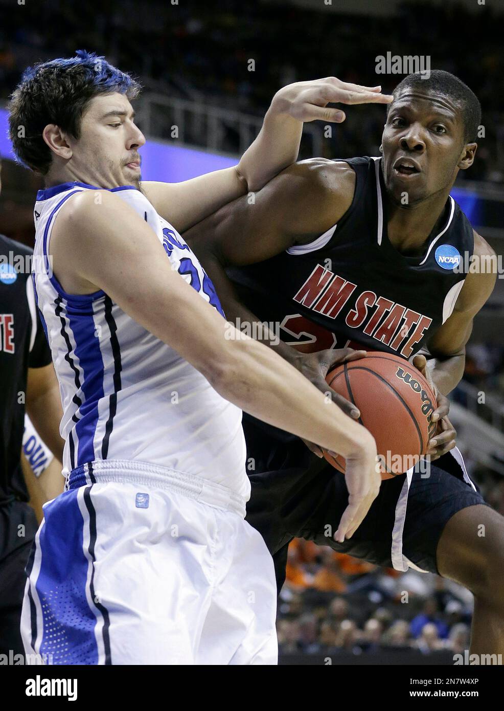 FILE In this March 21, 2013, file photo, New Mexico State forward