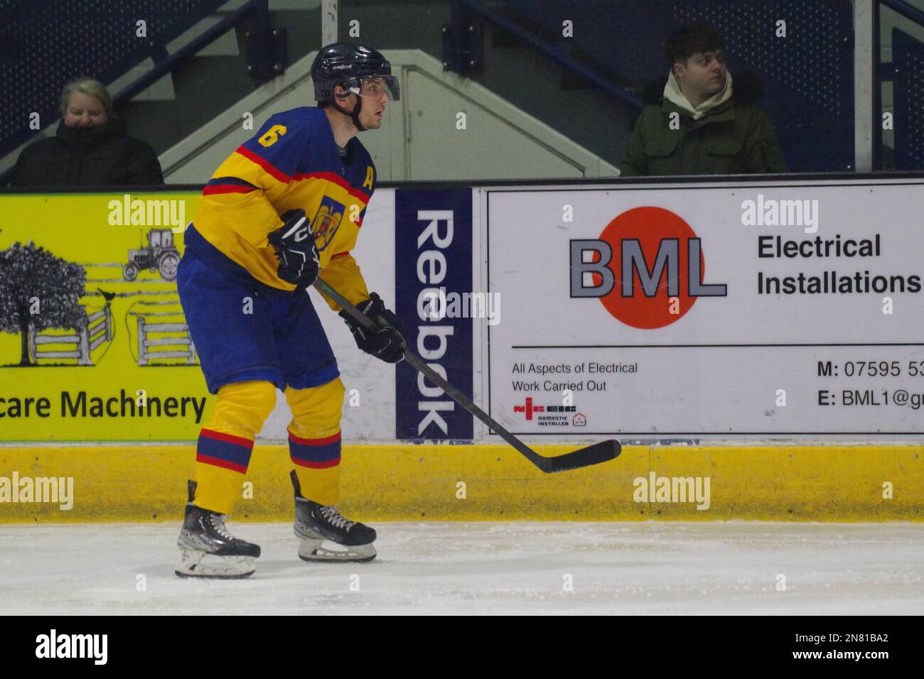 Coventry, England, 10. Februar 2023. BORS Huba spielt bei der Euro Challenge 2023 in der Skydome Arena in Coventry für Rumänien gegen Polen. Kredit: Colin Edwards Stockfoto