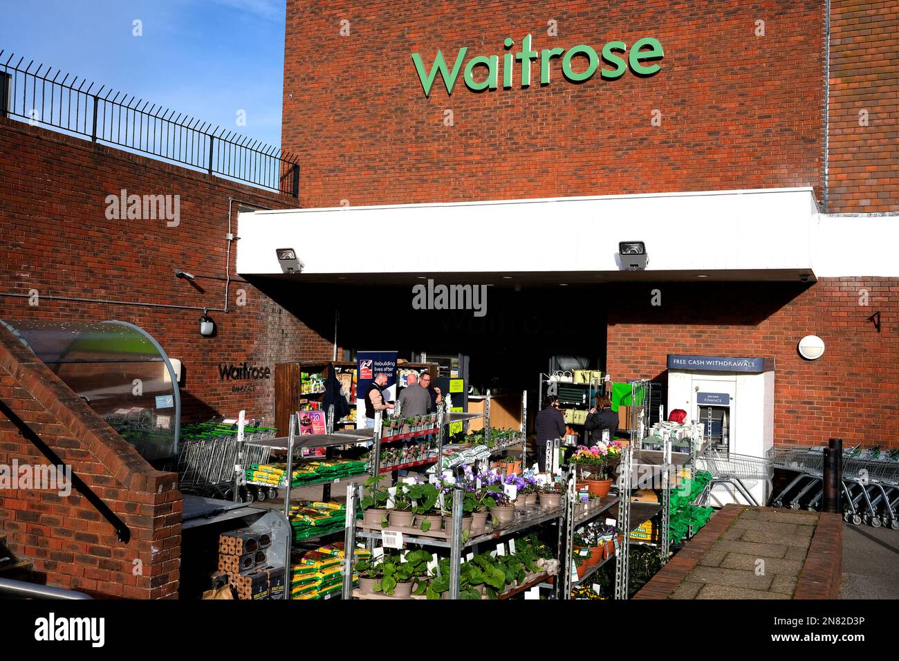 waitrose Food and Drinks Supermarkt, ramsgate Stadt, East kent, uk februar 2023 Stockfoto