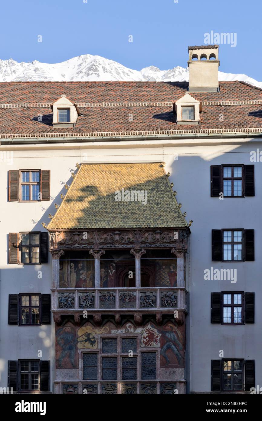 Goldenes Dachl, Innsbruck, Tirol, Österreich Stockfoto
