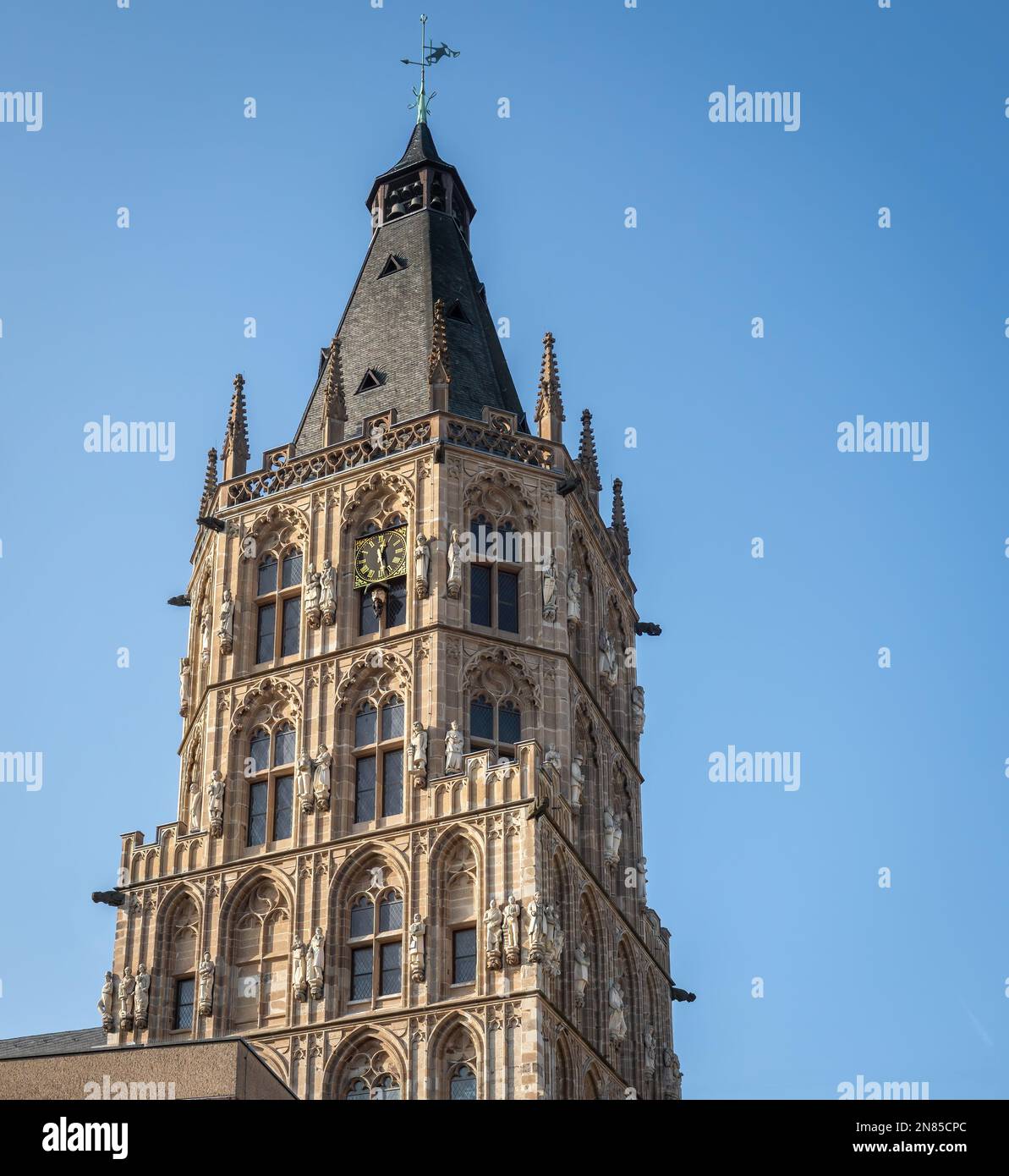 Kölner Rathausturm - Köln, Deutschland Stockfoto