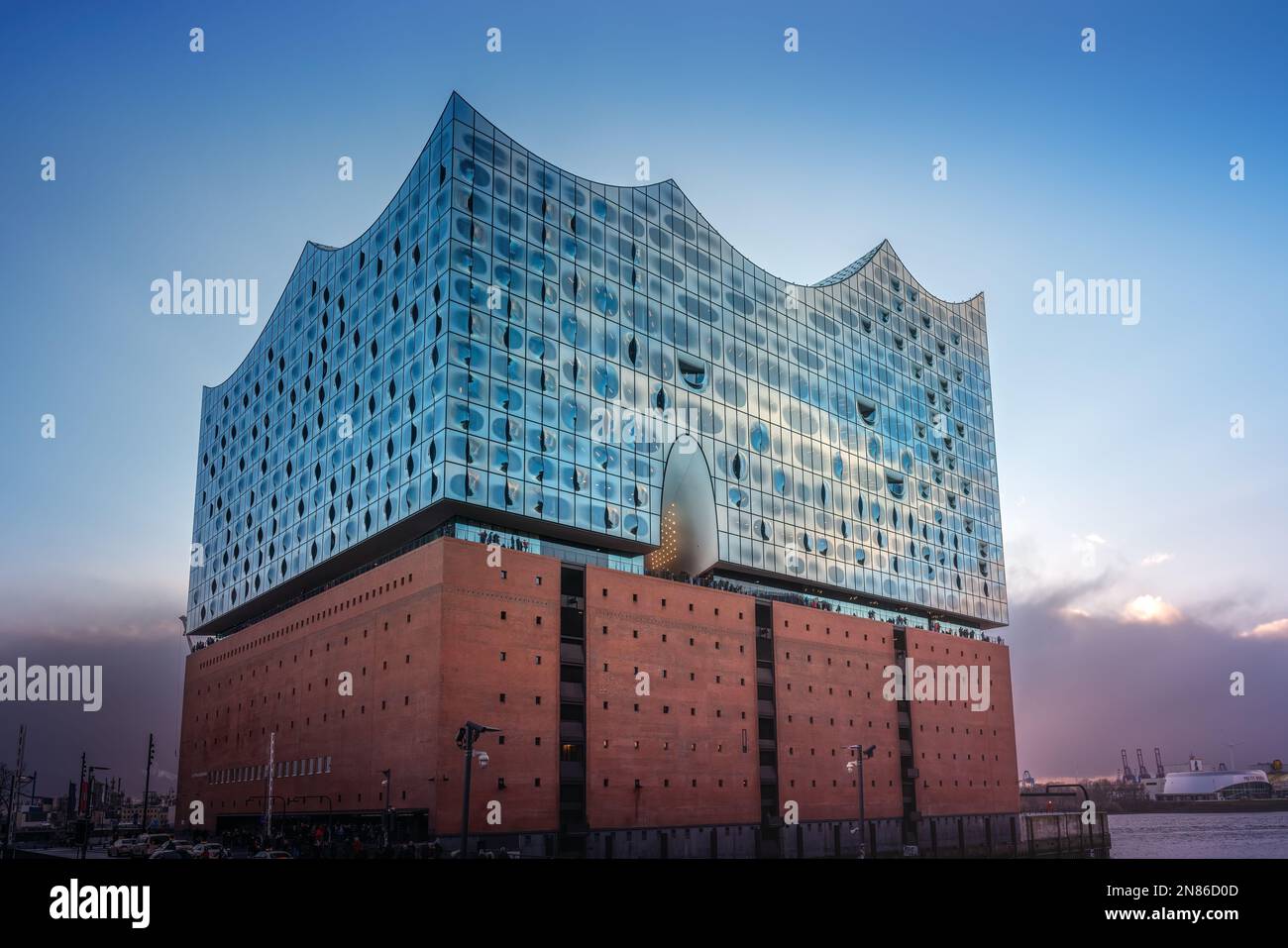 Elbphilharmonie Konzerthalle - Hamburg, Deutschland Stockfoto