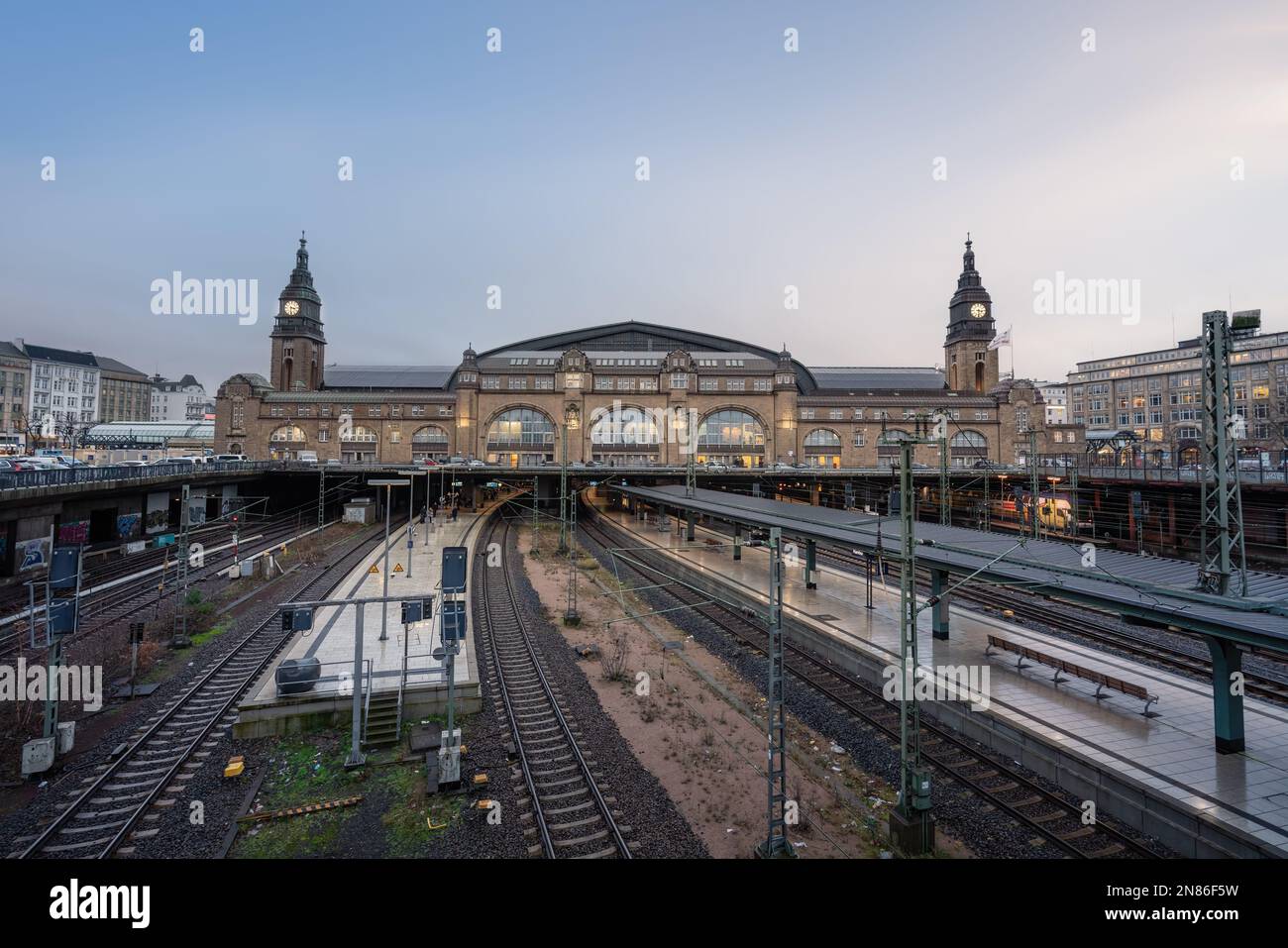 Hamburger Hauptbahnhof - Hamburg, Deutschland Stockfoto