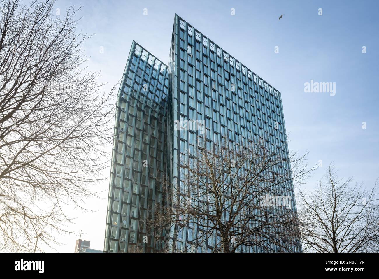 Dancing Towers in St. Bezirk Pauli - Hamburg, Deutschland Stockfoto