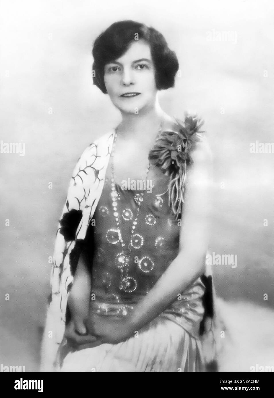 Kate Meyrick. Porträt der irischen Nachtklubbesitzerin Kate Meyrick (1875-1933), 1920er Stockfoto