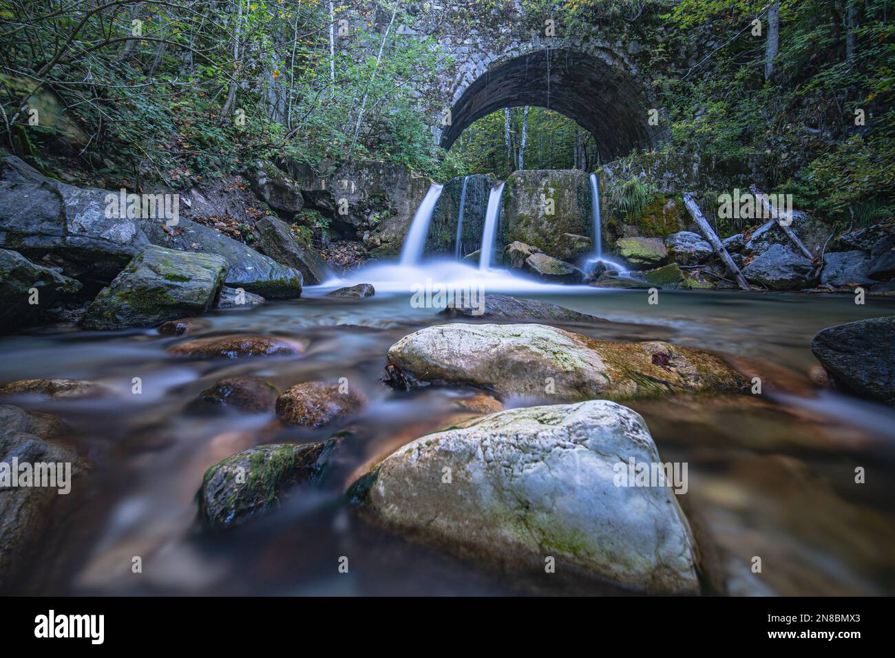 Wasserfall in kärnten, österreich Fluss Fluss Fluss Fluss Fluss Stockfoto