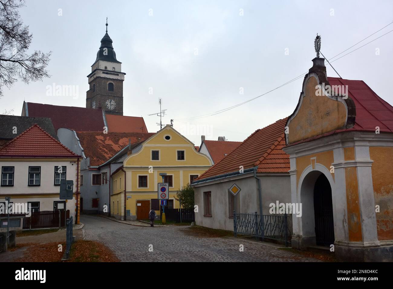 Slavonice Town, Südböhmische Region, Tschechische Republik, Europa, Stockfoto