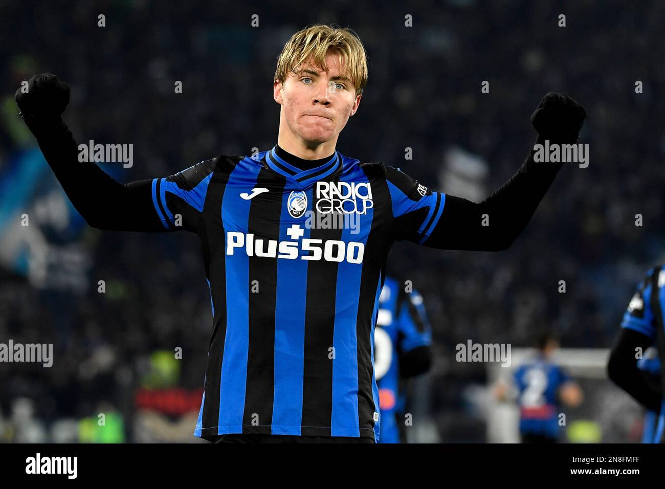 Rom, Italien. 11. Februar 2023. Während der Serie Ein Fußballspiel zwischen SS Lazio und Atalanta BC im Olimpico Stadion in Rom (Italien), Fenruary 11., 2023. Foto Andrea Staccioli/Insidefoto Credit: Insidefoto di andrea staccioli/Alamy Live News Stockfoto