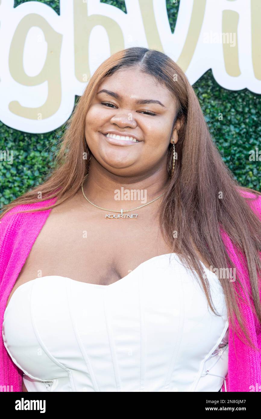 Los Angeles, USA. 11. Februar 2023. Kourtnei Dantzler, @ darealkourt  nimmt an Kheris Rogers Foundation High Vibrations Teen Summit an der Loyola Marymount University, Los Angeles, CA, 11. Februar 2023 Teil Kredit: Eugene Powers/Alamy Live News Stockfoto