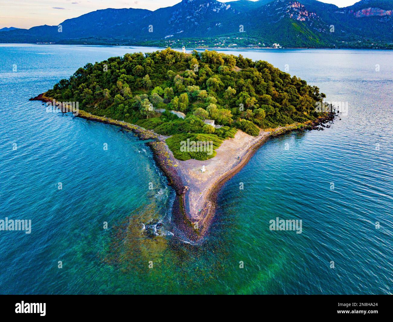 Lichadonisia mit DJI Mavic 2 Pro Stockfoto