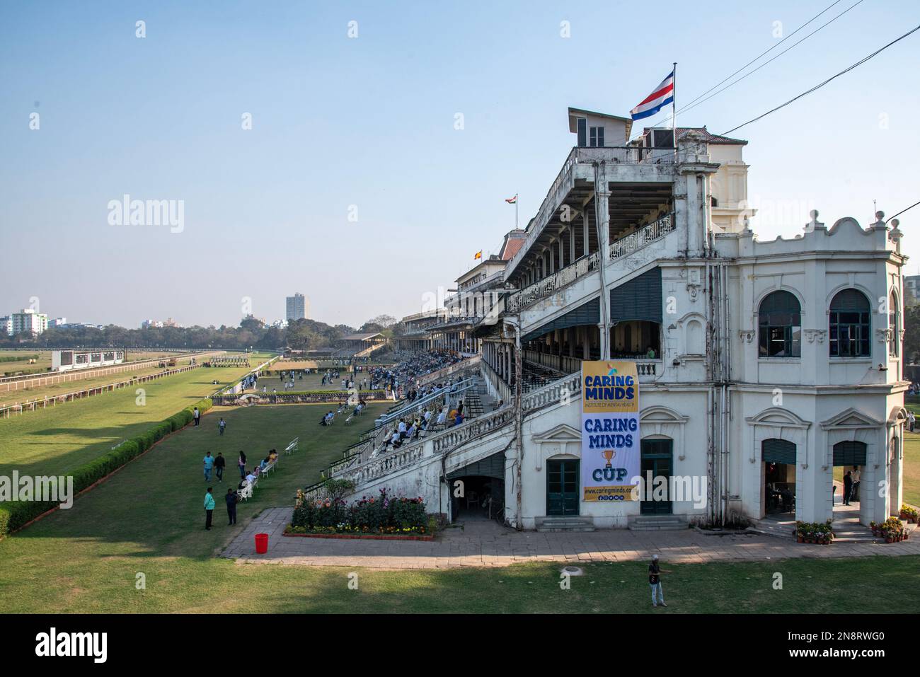 Kalkutta, Indien. 12. Februar 2023. Queen Elizabeth II Memorial Cup (Gr.3) 2023 im Royal Calcutta Turf Club, Kalkutta, Indien, am 11. Februar 2023 (Foto von Amlan Biswas/Pacific Press). Kredit: Pacific Press Media Production Corp./Alamy Live News Stockfoto