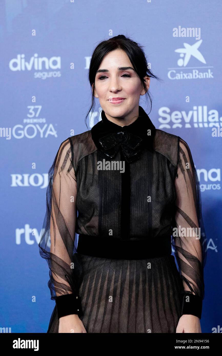 Sevilla. Spanien. 20230211, Alauda Ruiz de Azua nimmt am 11. Februar 2023 in Sevilla, Spanien, an 37. Goya Awards - Red Carpet at Fibes - Conference and Exhibition Teil Stockfoto