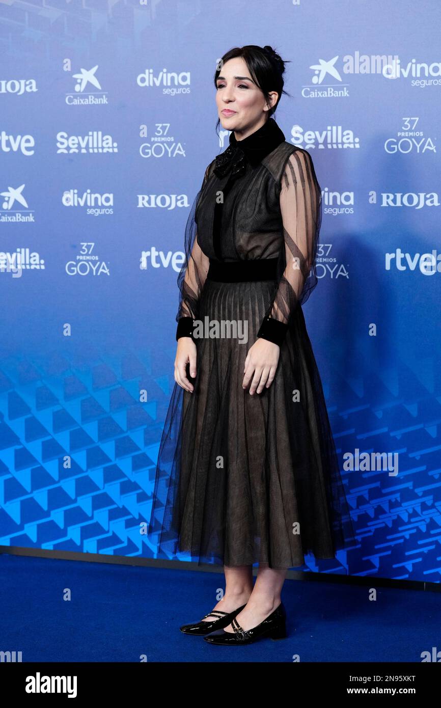 11. Februar 2023, Sevilla, Andalusien, Spanien: Alauda Ruiz de Azua nimmt an 37. Goya Awards Teil - Roter Teppich bei Fibes - Konferenz und Ausstellung am 11. Februar 2023 in Sevilla, Spanien (Kreditbild: © Jack Abuin/ZUMA Press Wire) REDAKTIONELLE VERWENDUNG! Nicht für den kommerziellen GEBRAUCH! Stockfoto