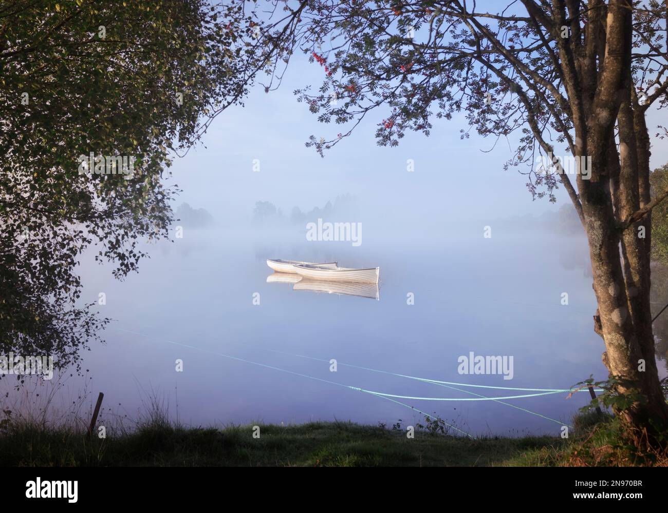 Loch Rusky Schottland Stockfoto