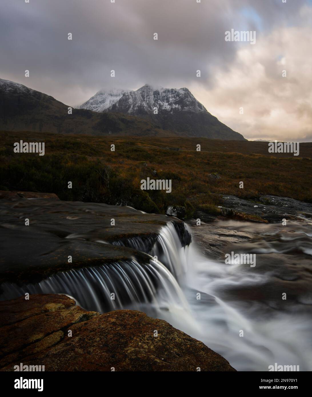 Cauldren Wasserfall Schottland Stockfoto