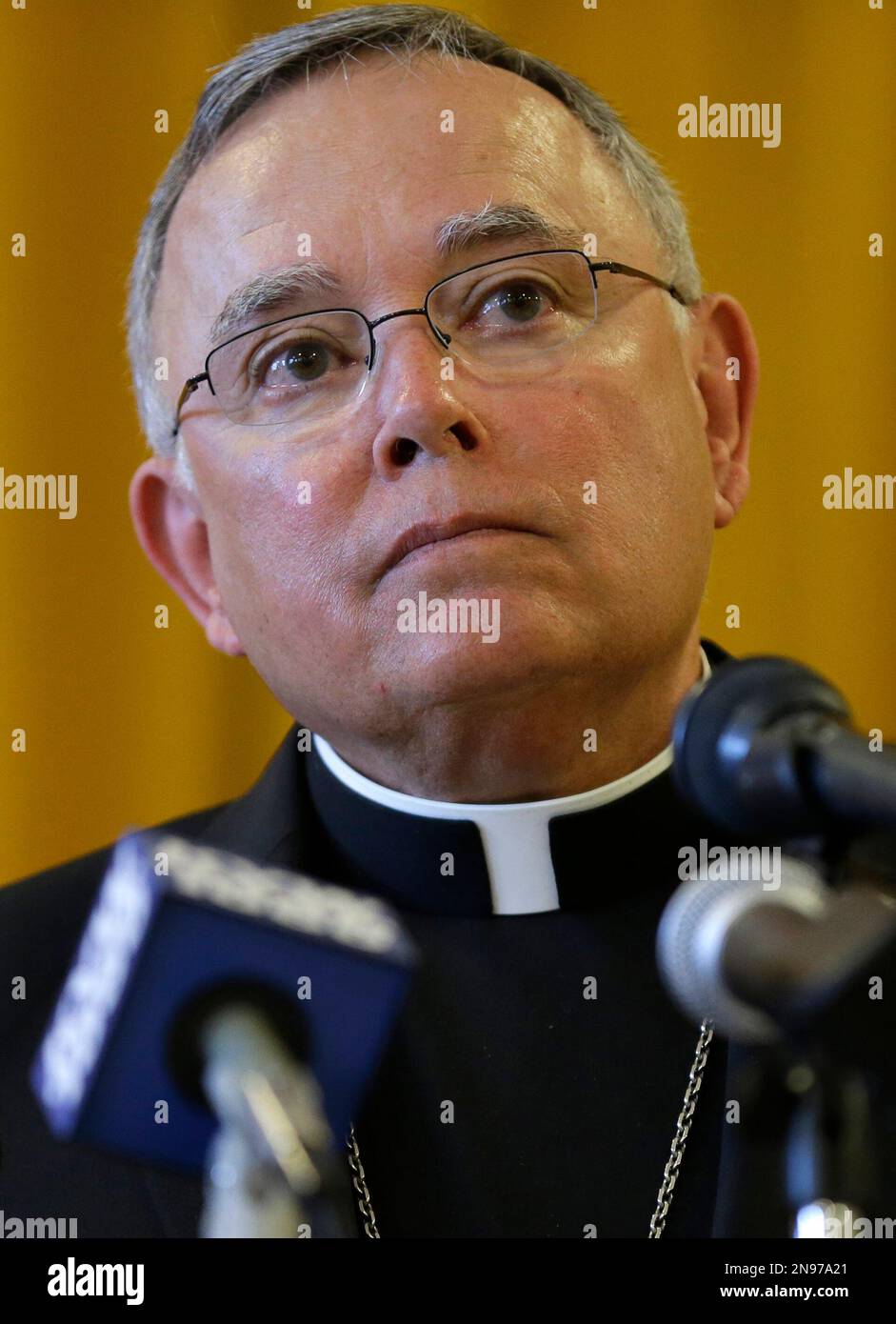 Archbishop Of Philadelphia Charles Chaput Speaks At A News Conference archbishop-of-philadelphia-charles-chaput-speaks-at-a-news-conference