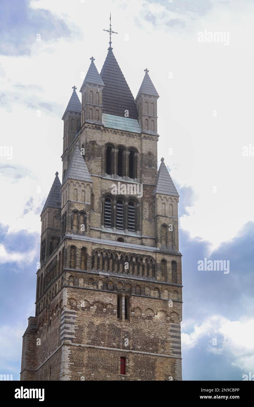 Historische Gebäude in der Stadt Brügge, Belgien Stockfoto