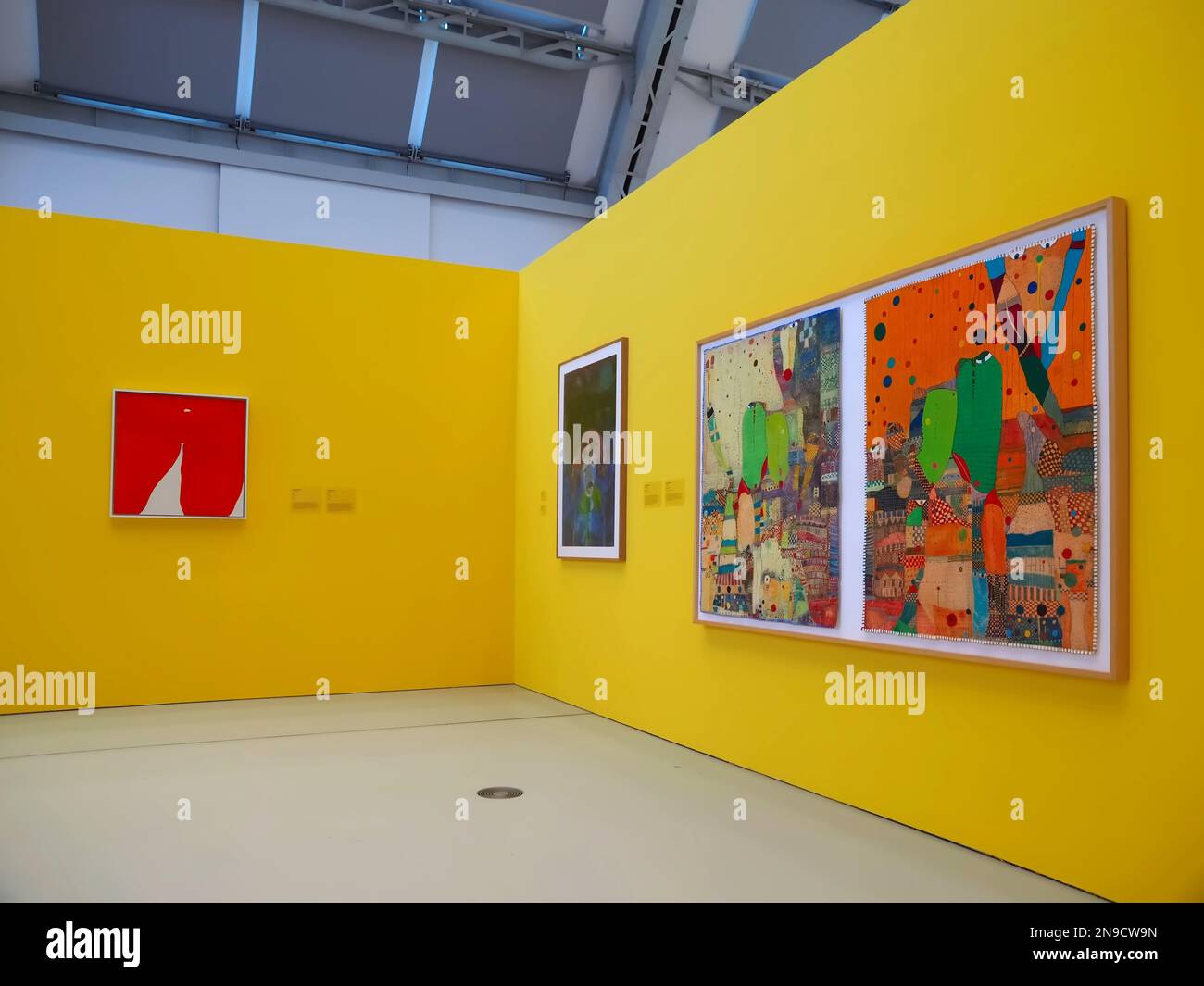 Zeitgenössische Kunstsammlung der Deichtorhallen in Hamburg Stockfoto