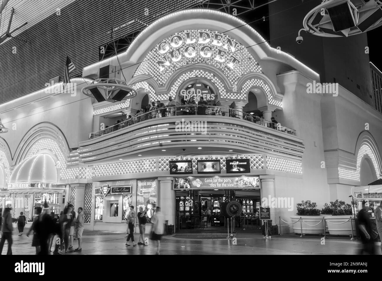 Las Vegas, USA - 16. Juni 2012: Fremont Street in Las Vegas, Nevada . Die Straße ist die zweitberühmteste Straße in Las Vegas. Fremont Street dat Stockfoto