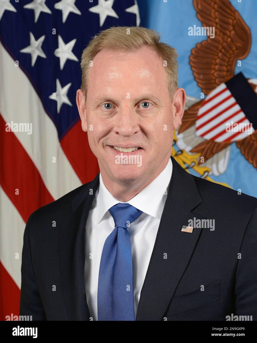 Patrick Michael Shanahan, ehemaliger US-Regierungsbeamter, der als amtierender US-amerikanischer Beamter diente Verteidigungsminister 2019. Stockfoto