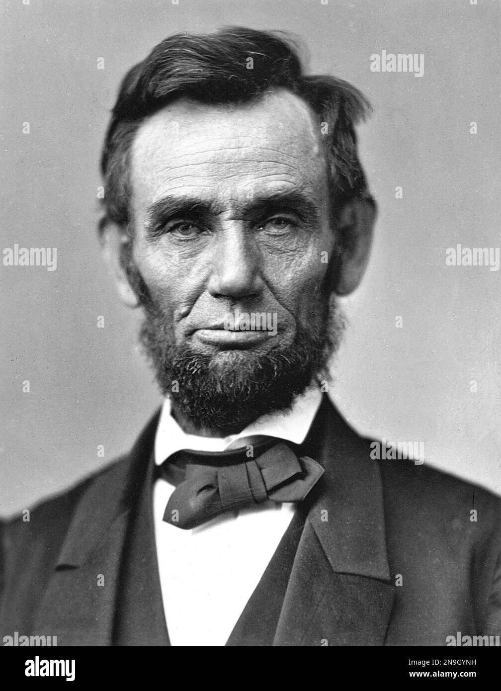 Abraham Lincoln (1809-1865) 16. Präsident der Vereinigten Staaten von 1861 bis zu seiner Ermordung im Jahr 1865 Stockfoto