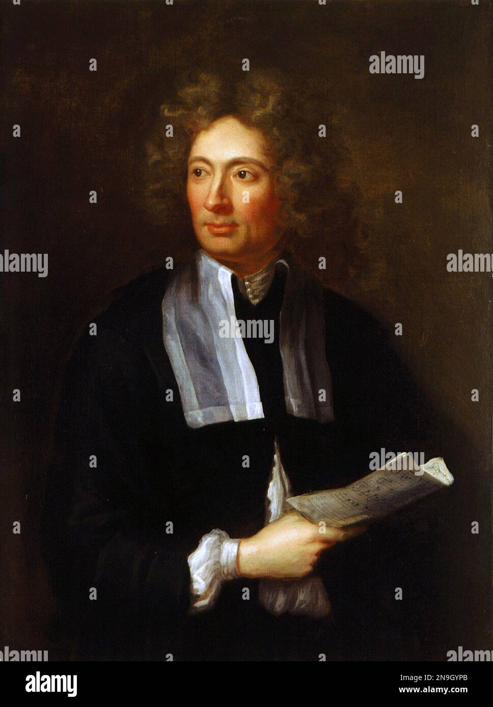 Arcangelo Corelli (1653-1713), italienischer Komponist und Geiger. Porträt von Arcangelo Corelli vom irischen Maler Hugh Howard Stockfoto