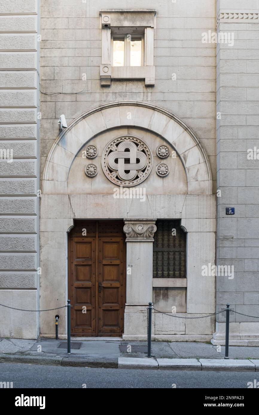 Synagoge Triest, Triest, Friaul-Julisch Venetien, Italien Stockfoto