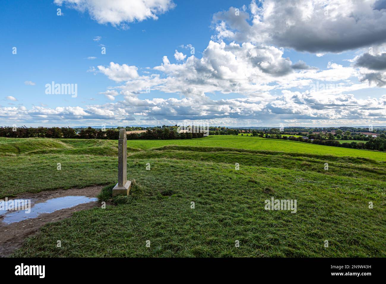 Hügel von Tara in County Meath, Irland Stockfoto